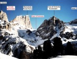 Mappa - Montagne Rifugio Contrin